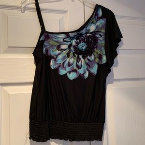 BCX Black with flower top Size M